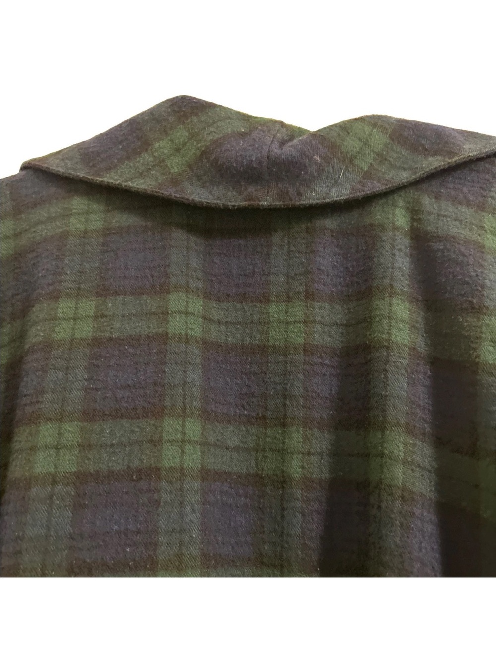 L.L. Bean Men’s Scotch Plaid Flannel Robe Sherpa Lined Size XL Tall - Picture 13 of 15